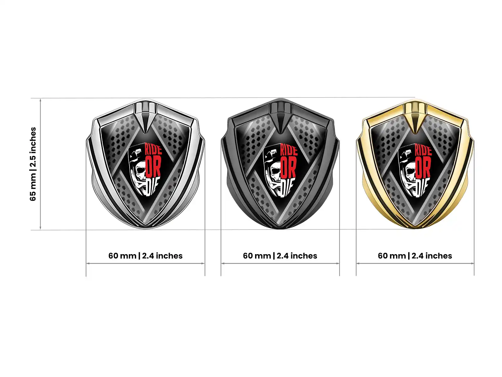 Silicone Emblem Badge Force Design High-Quality